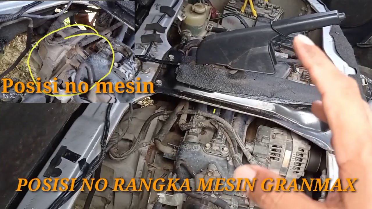 Letak Nomor Mesin Daihatsu Charade 