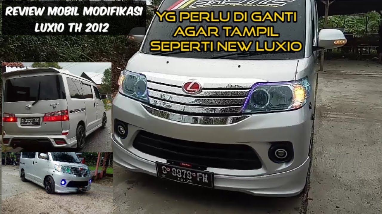 Modifikasi Mobil Luxio Putih
