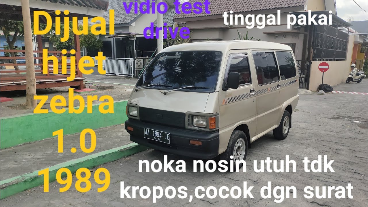 Spesifikasi Daihatsu Zebra 1000cc Tahun 1989 