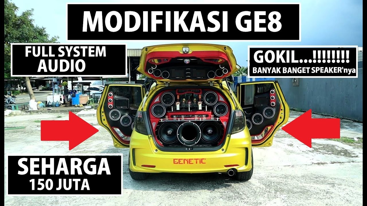 Honda Jazz Full Modif Audio 