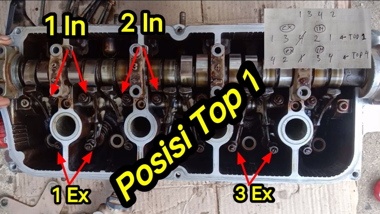 Cara Setel Klep Toyota Vios
