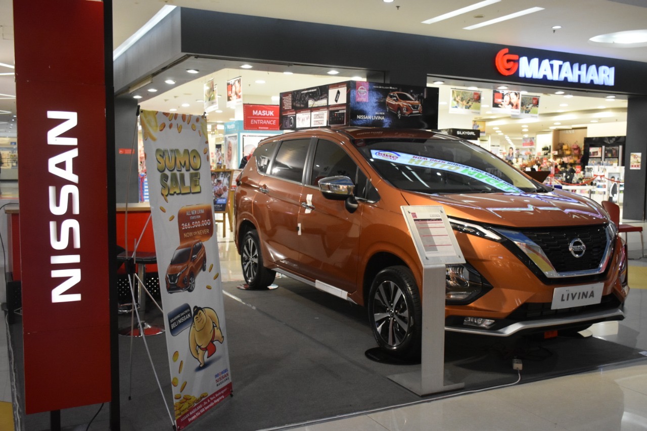 Cara Mobil Pameran Masuk Mall
