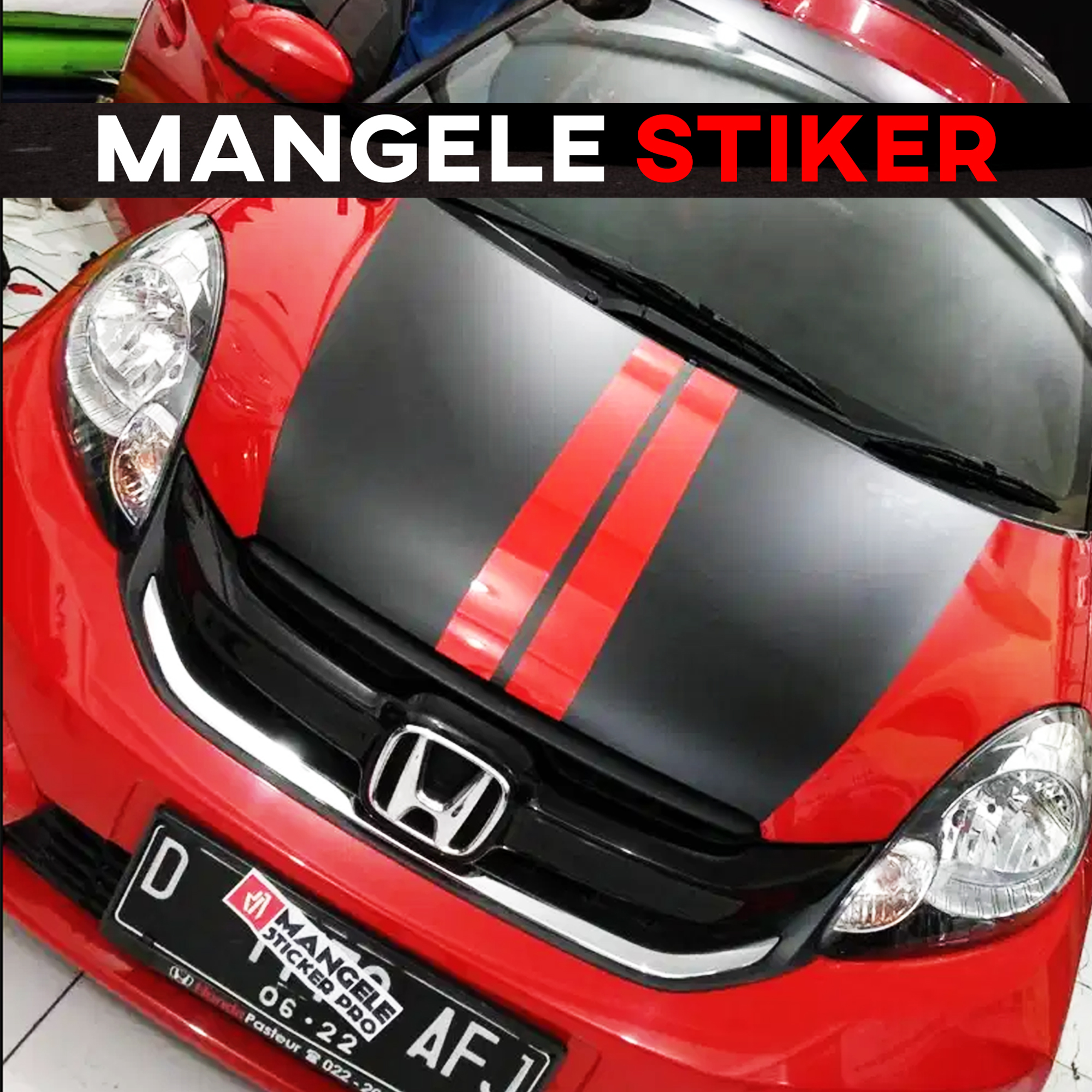 Modifikasi Honda Brio Merah 