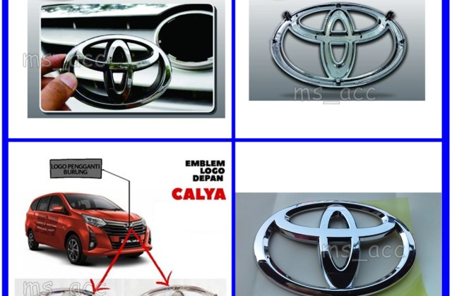 Cara Pasang Logo Toyota Calya
