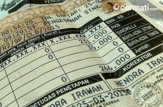 Pajak Mobil Mati Bisa Ditilang
