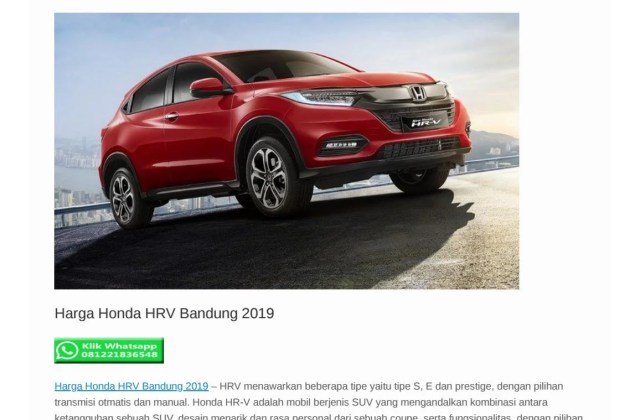 Honda Hrv Transmisi Manual 