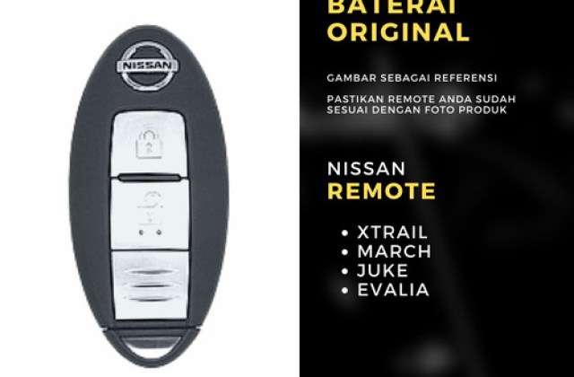 Ganti Baterai Remote Nissan Juke 