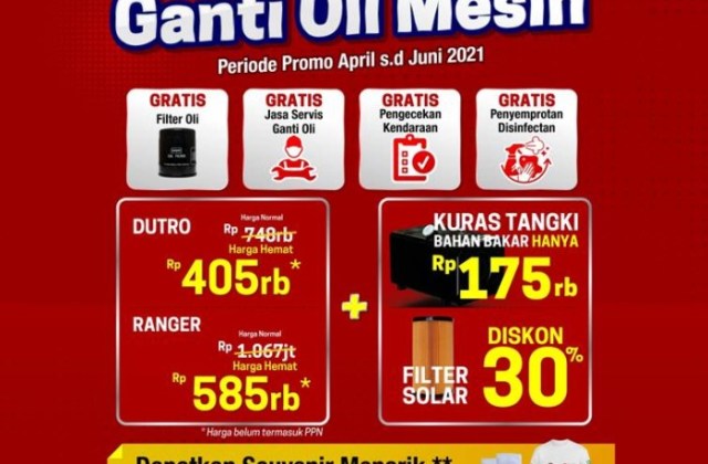 Berapa Liter Oli Mesin Hino 500
