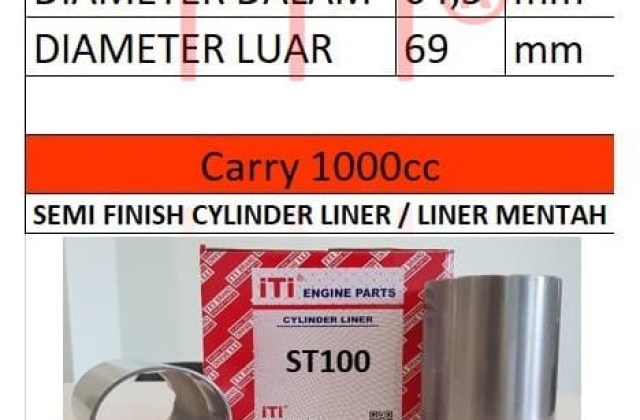 Daftar Diameter Piston Mobil Carry

