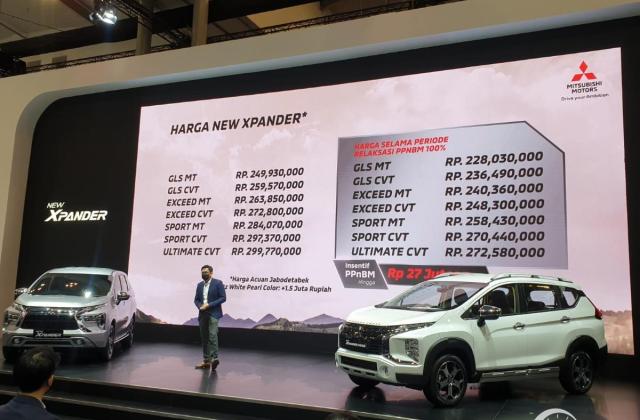 Harga Mitsubishi Xpander Facelift
