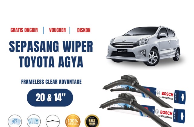 Ukuran Wiper Agya 2023
