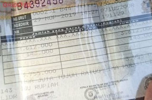 Mobil Mati Pajak 3 Tahun
