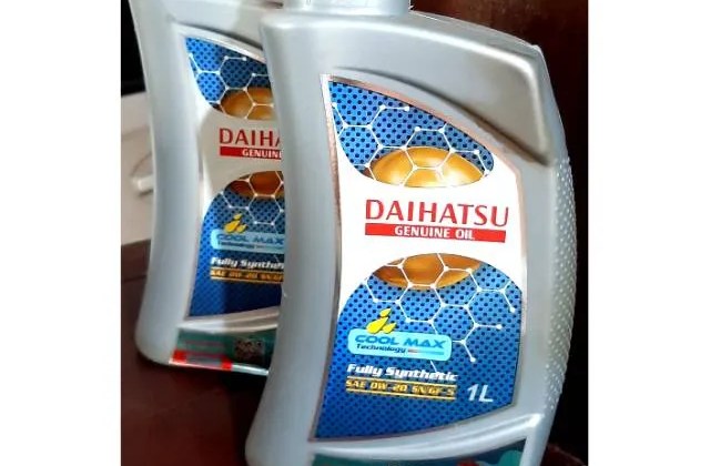 Spesifikasi Oli Daihatsu 