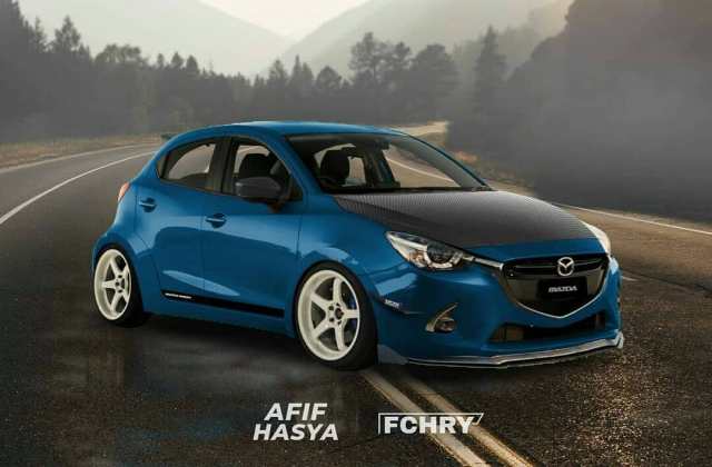 Modifikasi Ban Mazda 2
