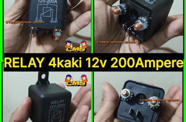 Cara Memasang Relay Starter Mobil
