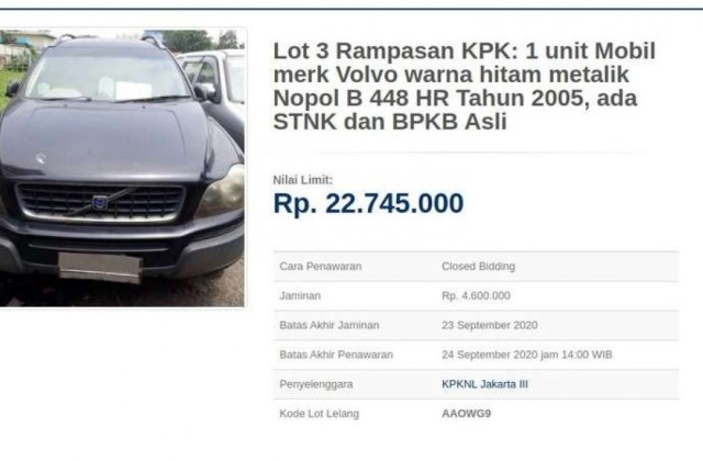 Lelang Mobil Nissan Terrano 