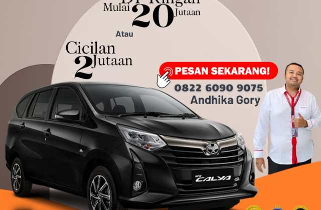 Toyota Calya Dp Murah Cicilan Ringan
