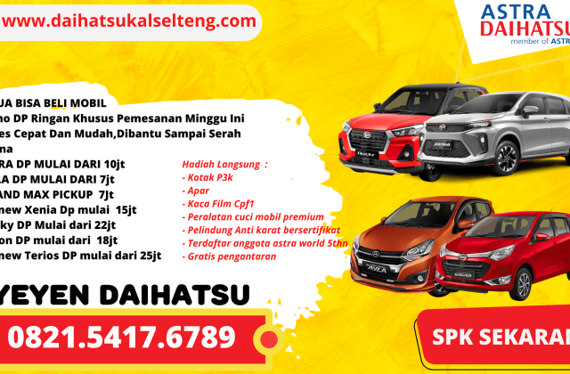 Harga Daihatsu Xenia Wilayah Banjarmasin 