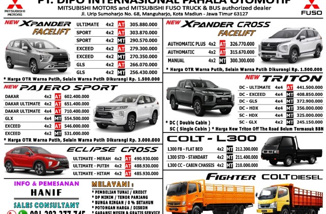 Harga Mitsubishi Canter Madiun
