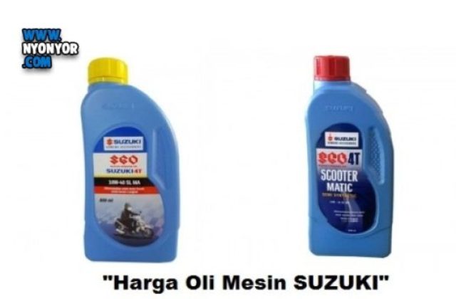 Harga Oli Standar Suzuki Ertiga
