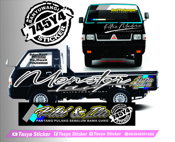 Modif Stiker L300 Pick Up
