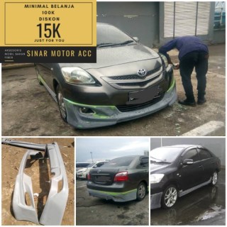 Variasi Mobil Vios Gen 2 Abu Abu
